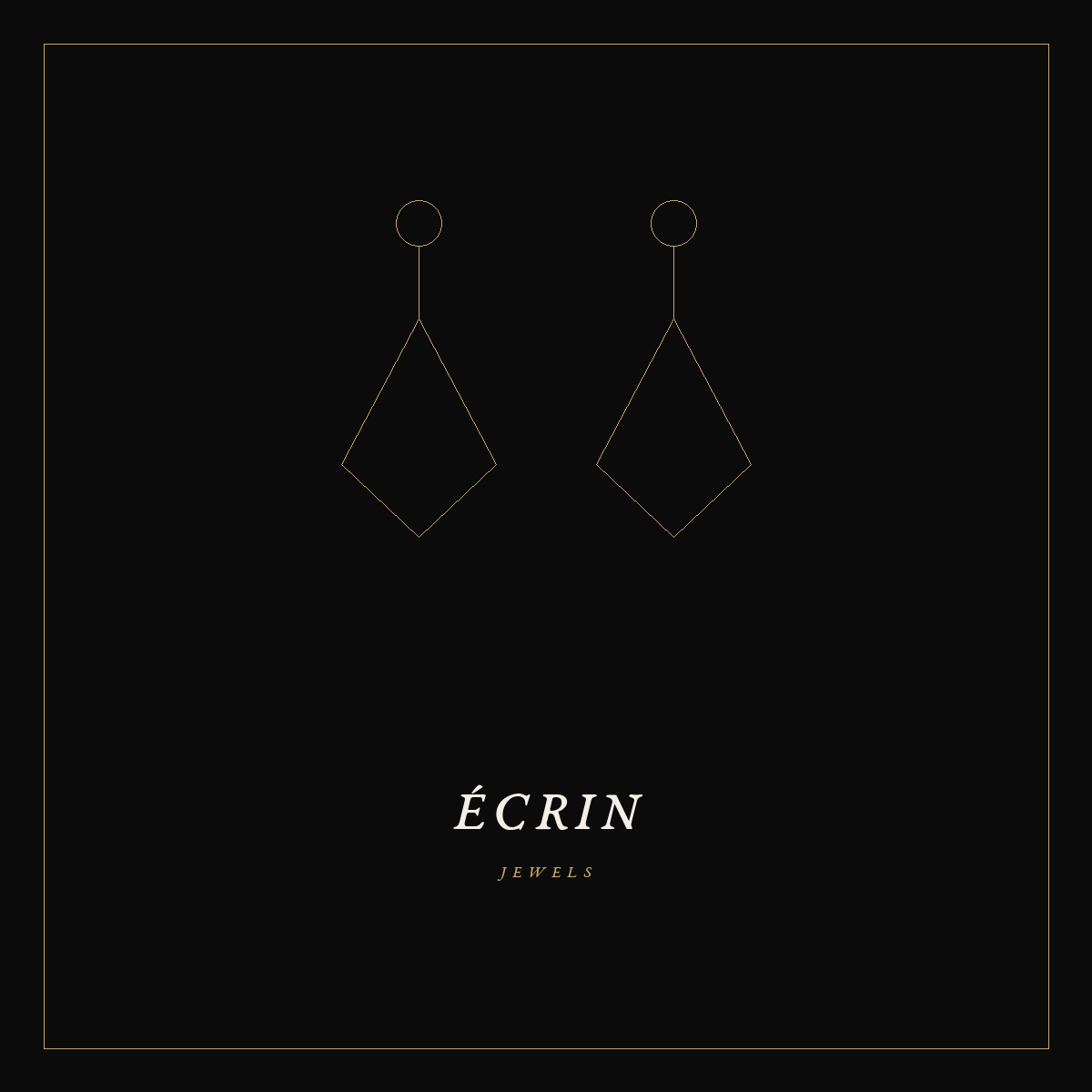 Pear drop earrings